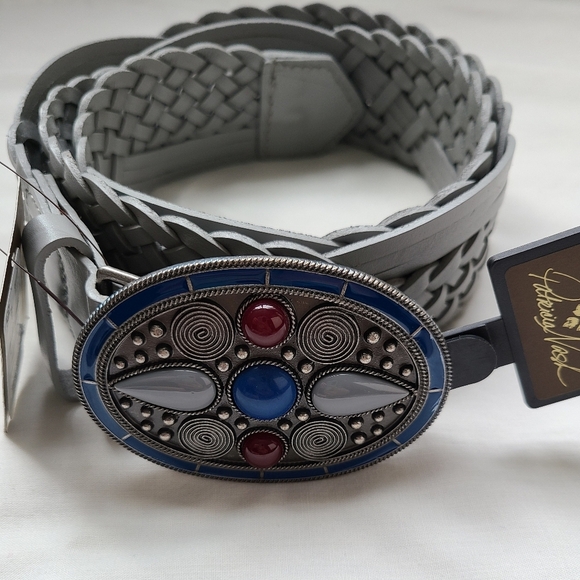 NWT Patricia Nash Marula Woven Belt - Picture 2 of 7